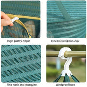 Anti Mosquito Fully Enclosed Drying Net Basket for Fish Vegetables Fruit Herbs - Double layer