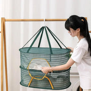 Anti Mosquito Fully Enclosed Drying Net Basket for Fish Vegetables Fruit Herbs - Double layer