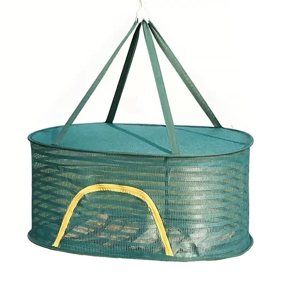 Anti Mosquito Fully Enclosed Drying Net Basket for Fish Vegetables Fruit Herbs - Double layer
