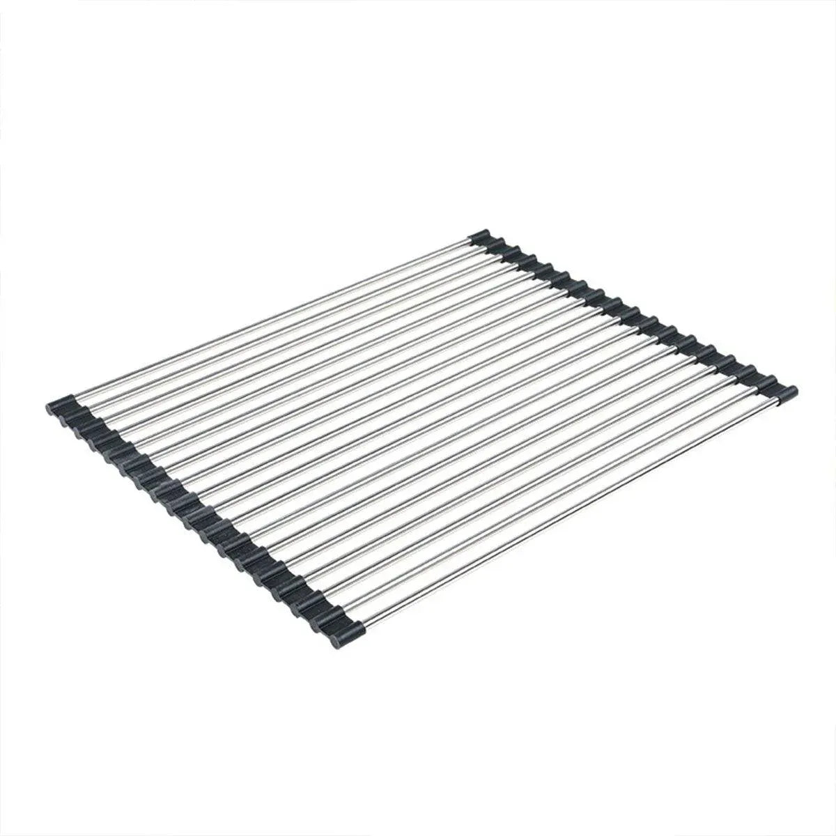 Multifunctional Stainless Steel Draining Rack Folding Sink Organizer for Kitchen - 580 x 400mm V528-DRYING-RACK-580-400-201-259845