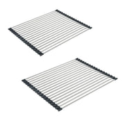Multifunctional Stainless Steel Draining Rack Folding Sink Organizer for Kitchen - 580 x 400mm V528-DRYING-RACK-580-400-201-259845