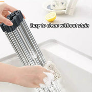 Multifunctional Stainless Steel Draining Rack Folding Sink Organizer for Kitchen - 580 x 400mm V528-DRYING-RACK-580-400-201-259845