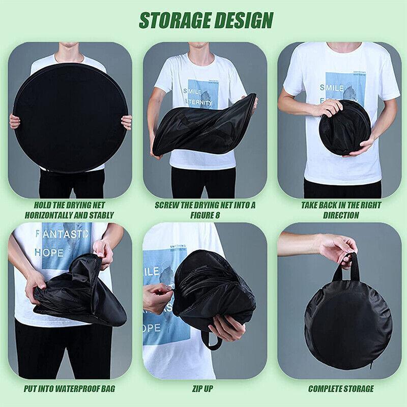 2-8 Tier Drying Net Large Shelf Hydroponic Hanging Grow Herb Plant Dry - 2 Layers V528-DRYINGNET-2LAYERS-23863