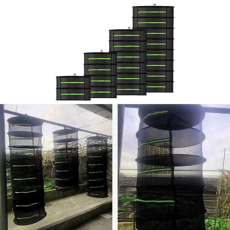 2-8 Tier Drying Net Large Shelf Hydroponic Hanging Grow Herb Plant Dry - 2 Layers V528-DRYINGNET-2LAYERS-23863