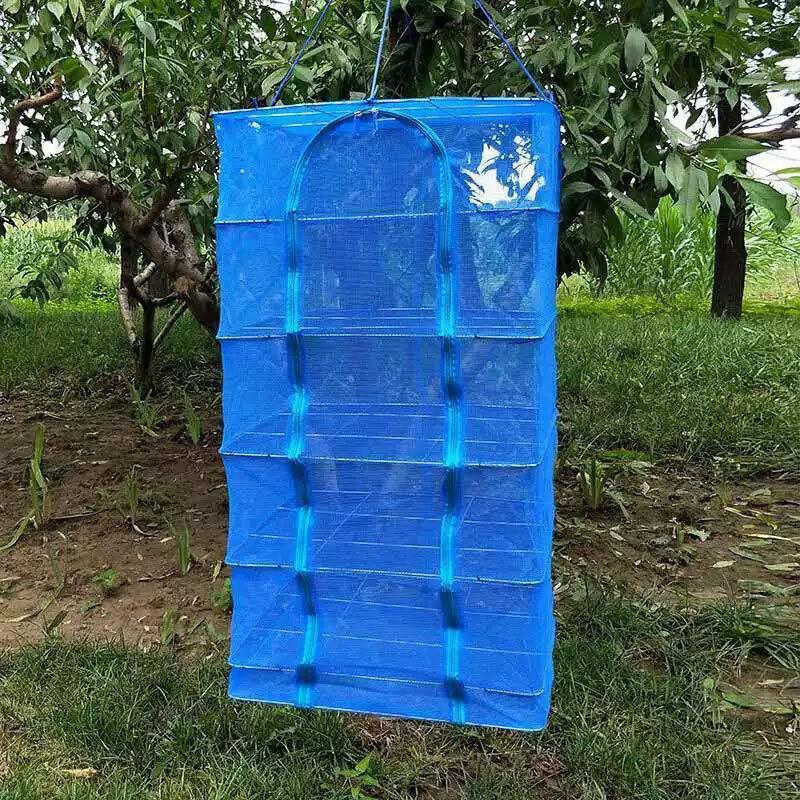 Air Dry Drying Net Vegetable Dehydrator Fruit Meat Fishing Jerky Food Beef Fish - 5Tiers V528-DRYINGNET-5TIERS-512638