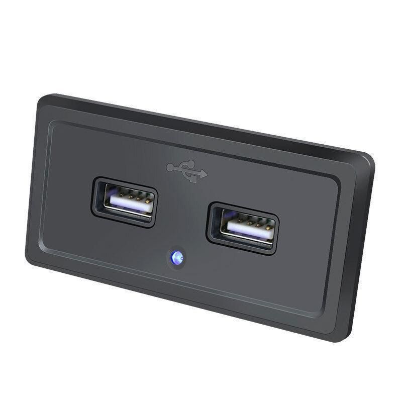 Dual USB Car Charger Socket Panel 5V 3.1A 12V 24V for Car RV Motorcycle V528-DUALUSB-367481