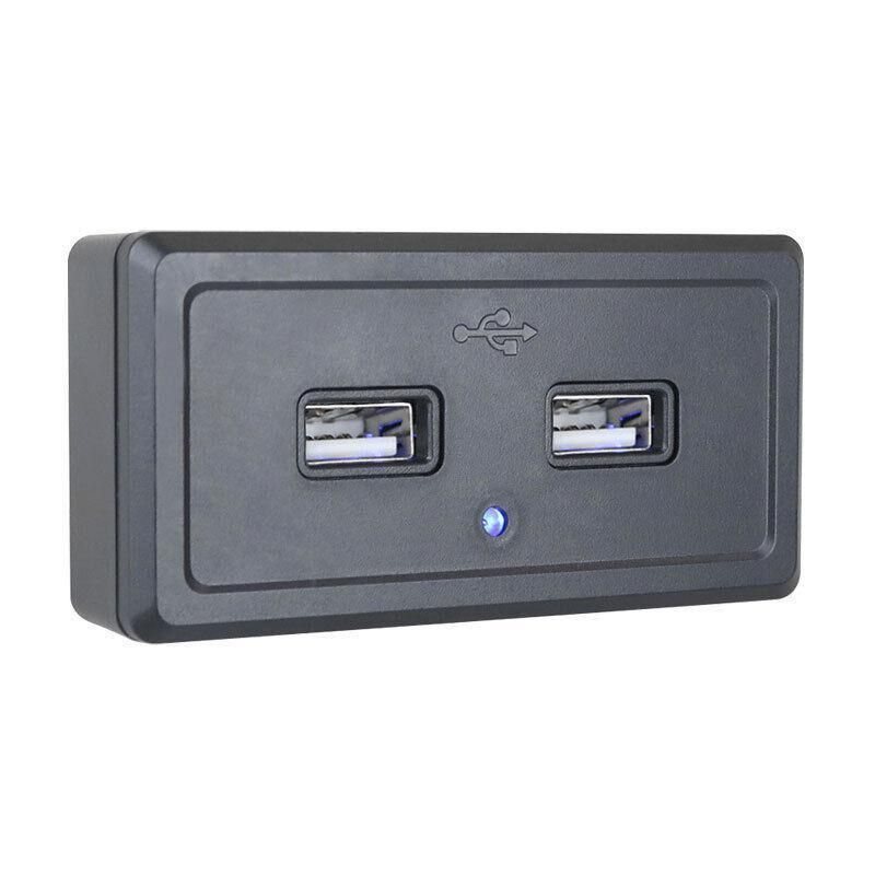 Dual USB Car Charger Socket Panel 5V 3.1A 12V 24V for Car RV Motorcycle V528-DUALUSB-367481