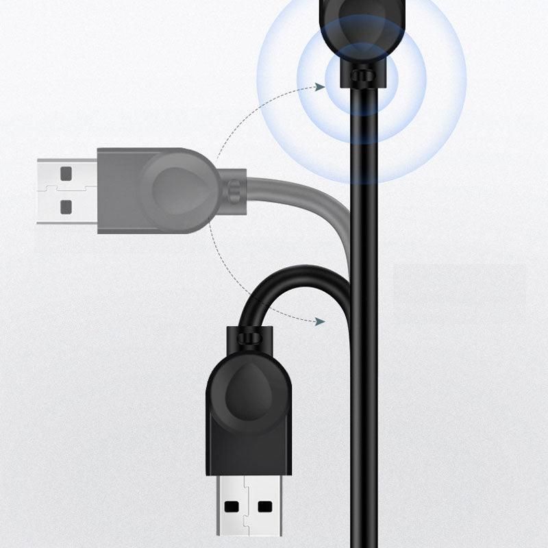 High Speed Usb 2.0 Data Extension Cable Type A Male To Male M-M Connection Cord - 3M V528-DUALUSB3MCABLELENGTH-3M51967