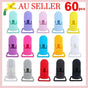 60 Random Colored Plastic Pacifier Dummy Clip Suspender Badge Holder for Crafts V528-DUCKBILLCLIP-60PCS-15-4-45239