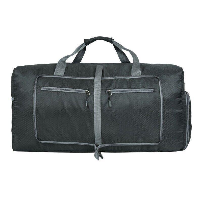 70L Large Travel Duffle Bag Foldable Waterproof Gym Bag with Shoe Compartment V528-DUFFELBAG-860815