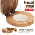 Wooden Dumpling Wrapper Maker Hand Press Dough Roller for Kitchen Cooking - 16.5CM V528-DUMPLING-165MM-590154