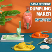 2in1 Dumpling Skin Chapati Maker Press Machine Wrapper Mould Handle Tools Pastry - Orange Red V528-DUMPLINGMAKERTOOLS-ORANGE-308253