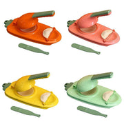 2in1 Dumpling Skin Chapati Maker Press Machine Wrapper Mould Handle Tools Pastry - Orange Red V528-DUMPLINGMAKERTOOLS-ORANGE-308253