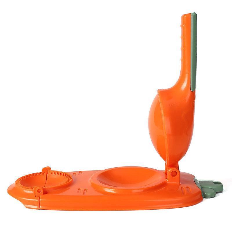 2in1 Dumpling Skin Chapati Maker Press Machine Wrapper Mould Handle Tools Pastry - Orange Red V528-DUMPLINGMAKERTOOLS-ORANGE-308253