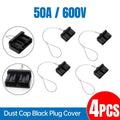 4PCS Power Connector High Power High Current Plug Dust Cover Electric Socket Cap V528-DUST-COVER-BLACK-4PCS-663168