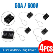 4PCS Power Connector High Power High Current Plug Dust Cover Electric Socket Cap V528-DUST-COVER-BLACK-4PCS-663168