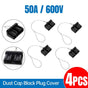 4PCS Power Connector High Power High Current Plug Dust Cover Electric Socket Cap V528-DUST-COVER-BLACK-4PCS-663168
