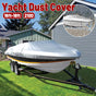 Outdoor V Yacht Dust Cover Waterproof Sun Protection Boat Hull Cover Rain Shield V528-DUST-COVER-SILVER-157981