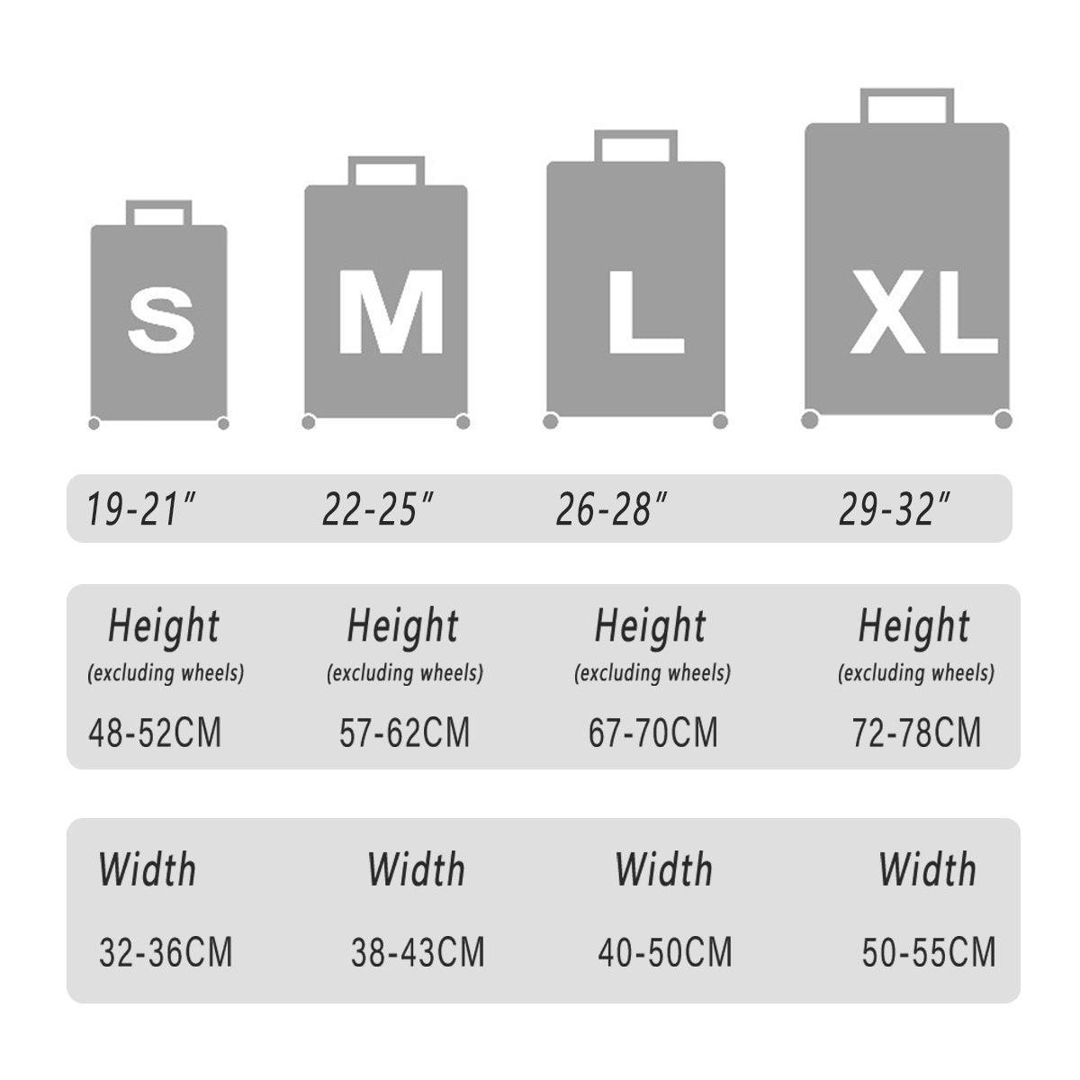 Thickened High Stretch Suitcase Dust-proof Luggage Protector Travel Case Cover - Blue-20inches V528-DUST-JACKET-BLUE-20INCHES-883654