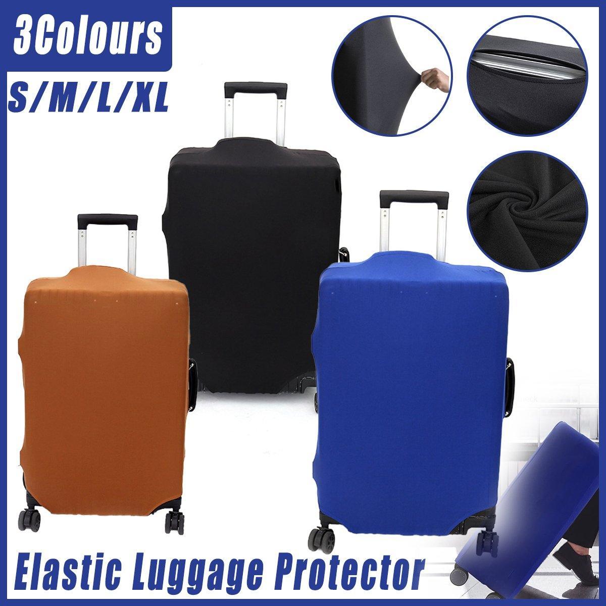Thickened High Stretch Suitcase Dust-proof Luggage Protector Travel Case Cover - Blue-24inches V528-DUST-JACKET-BLUE-24INCHES-636639