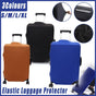 Thickened High Stretch Suitcase Dust-proof Luggage Protector Travel Case Cover - Blue-24inches V528-DUST-JACKET-BLUE-24INCHES-636639