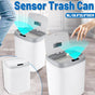Sensor Trash Bin Touchless 16L White Automatic Motion Kitchen Rubbish Can V528-DUSTBIN-16L-710093