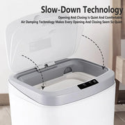 Sensor Trash Bin Touchless 16L White Automatic Motion Kitchen Rubbish Can V528-DUSTBIN-16L-710093