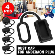 4 x Dust Cap Black Anderson Plug Cover Style Connectors 50AMP Battery Caravan V528-DUSTCAP-4PCS-242124