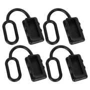 4 x Dust Cap Black Anderson Plug Cover Style Connectors 50AMP Battery Caravan V528-DUSTCAP-4PCS-242124