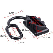 4 x Dust Cap Black Anderson Plug Cover Style Connectors 50AMP Battery Caravan V528-DUSTCAP-4PCS-242124