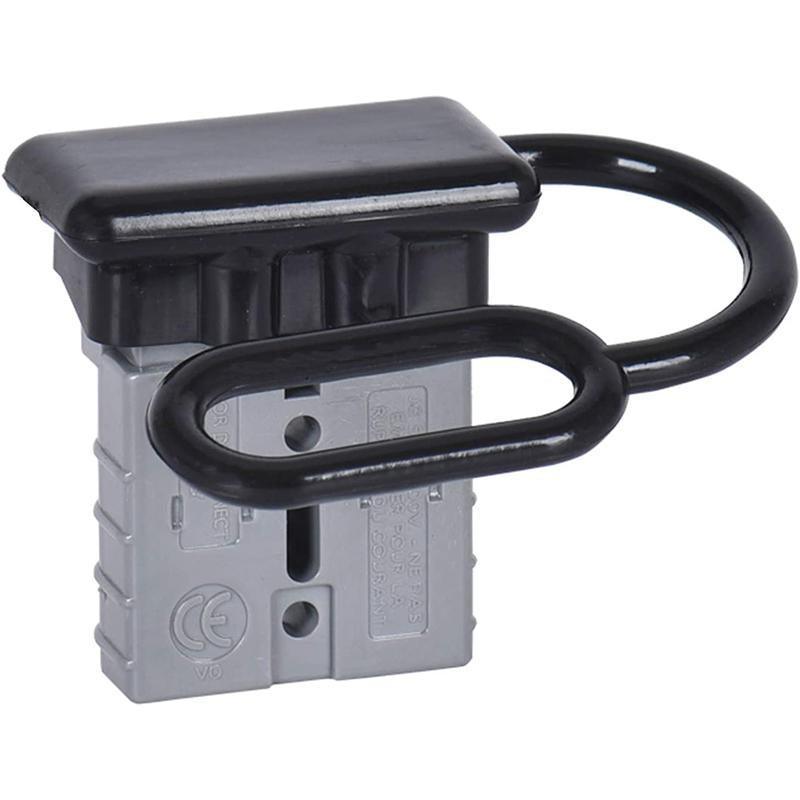 4 x Dust Cap Black Anderson Plug Cover Style Connectors 50AMP Battery Caravan V528-DUSTCAP-4PCS-242124