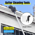 Gutter Cleaning Brush Roofing Tool with Pole 208cm for Long Splicing Gutter V528-DUSTER-6-BLACK-530447