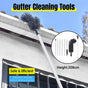 Gutter Cleaning Brush Roofing Tool with Pole 208cm for Long Splicing Gutter V528-DUSTER-6-BLACK-530447