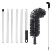 Gutter Cleaning Brush Roofing Tool with Pole 208cm for Long Splicing Gutter V528-DUSTER-6-BLACK-530447
