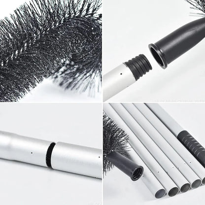 Gutter Cleaning Brush Roofing Tool with Pole 208cm for Long Splicing Gutter V528-DUSTER-6-BLACK-530447