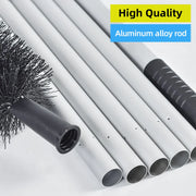 Gutter Cleaning Brush Roofing Tool with Pole 208cm for Long Splicing Gutter V528-DUSTER-6-BLACK-530447