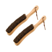 2PCS Wooden Handle Horsehair Clothes Brush Dust Remover Household Cleaning Brush V528-DUSTING-BRUSH-2PCS-690803
