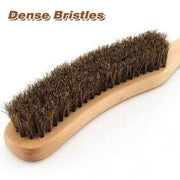 2PCS Wooden Handle Horsehair Clothes Brush Dust Remover Household Cleaning Brush V528-DUSTING-BRUSH-2PCS-690803