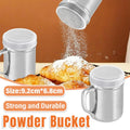 Stainless Steel Powder Shaker Mesh Sugar Flour Dispenser Spice Baking Tool V528-DUSTING-CAN-761387