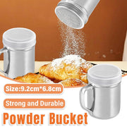 Stainless Steel Powder Shaker Mesh Sugar Flour Dispenser Spice Baking Tool V528-DUSTING-CAN-761387