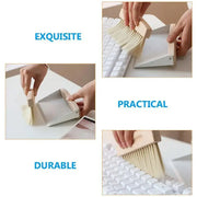 Mini White Brush Broom with Dustpan Car Desk Table Keyboard Cleaning Portable V528-DUSTPAN-WHITE-615733
