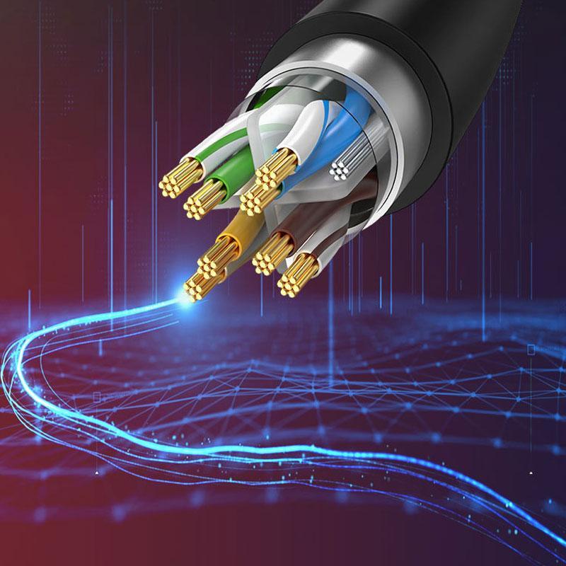 Jasoz Network Lan Cat7 Rj45 Cord Ethernet Shielded Cable Patch Lead 1-10M - 1 m V528-E106T-E149CAT71MCABLE18333