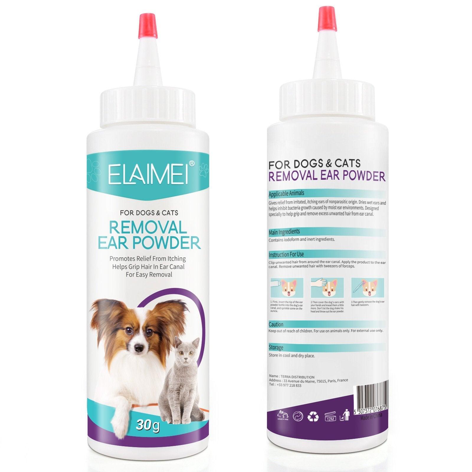 Pet Ear Cleaner Powder for Dogs Cats Grooming Odor Remover Fresh Ear Wash V528-EAR-CLEANING-POWDER-464824
