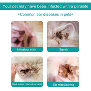 Pet Ear Cleaning Oil for Cats Dogs Deodorize Clean Ears Universal Ear Care Oil V528-EAR-CREAM-762188