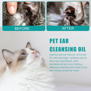 Pet Ear Cleaning Oil for Cats Dogs Deodorize Clean Ears Universal Ear Care Oil V528-EAR-CREAM-762188