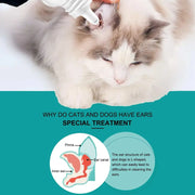 Pet Ear Cleaning Oil for Cats Dogs Deodorize Clean Ears Universal Ear Care Oil V528-EAR-CREAM-762188