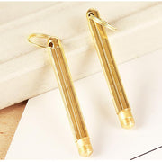 5Pcs Mini Small Keyring Earpick Scoop V528-EARPICKSCOOP-5PCS-GOLD-430008