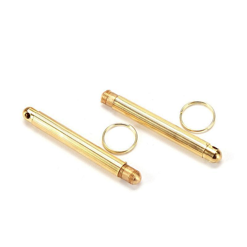 5Pcs Mini Small Keyring Earpick Scoop V528-EARPICKSCOOP-5PCS-GOLD-430008