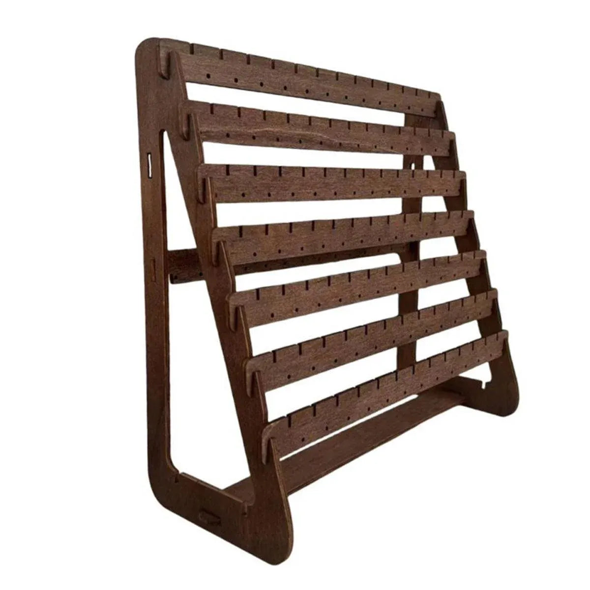 Vintage Wooden Earring Holder Jewelry Display Stand Organizer for Earrings V528-EARRING-STAND-872769