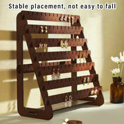Vintage Wooden Earring Holder Jewelry Display Stand Organizer for Earrings V528-EARRING-STAND-872769
